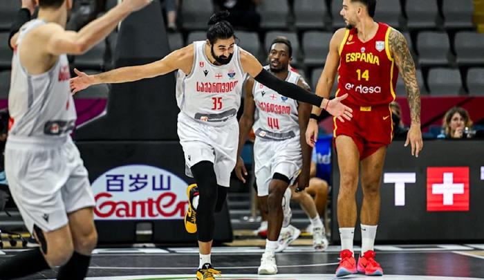 开云-格鲁吉亚爆冷击败西班牙，比塔泽高效15分当居首功，魔术管理层笑了！